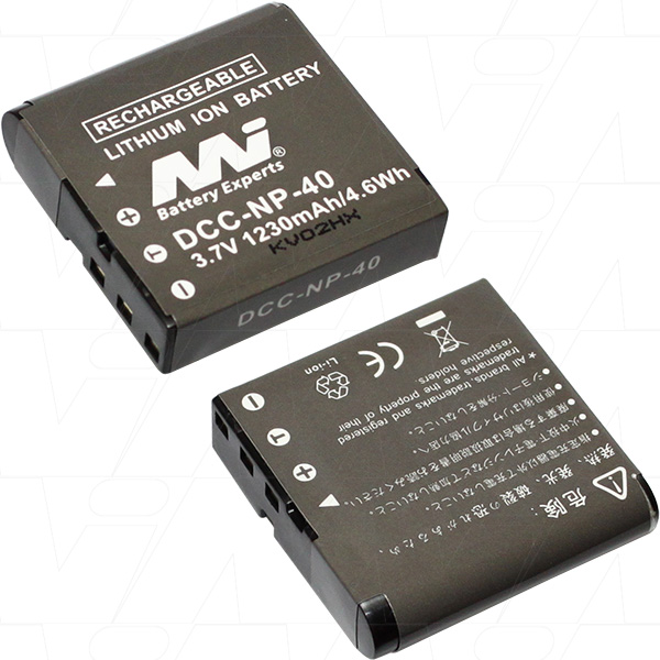 MI Battery Experts DCC-NP-40-BP1